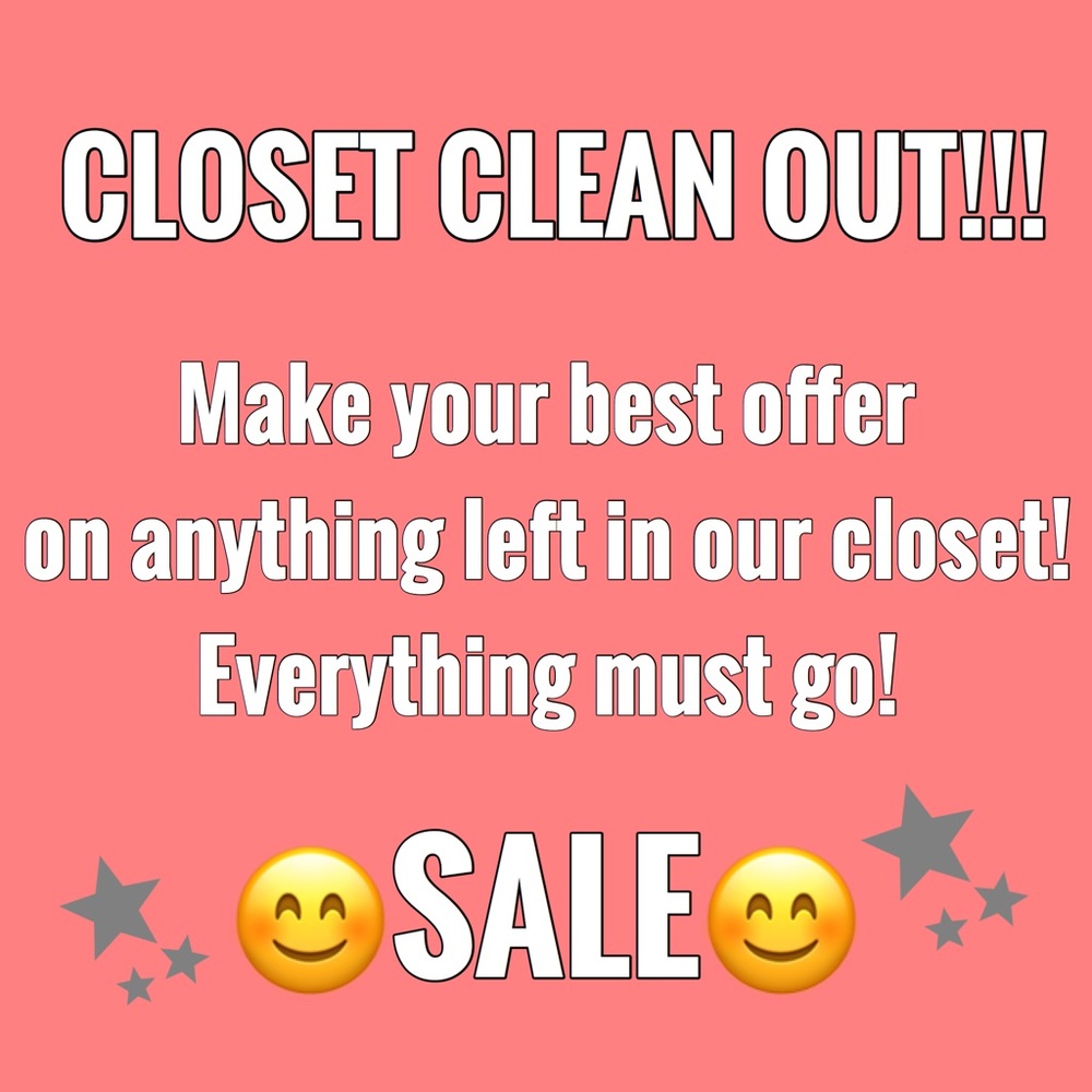CLOSET CLEAN OUT